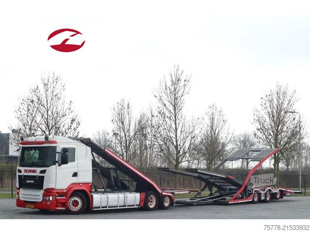 Fourgon porte-voitures Scania R450 6X2 TRUCK TRANSPORTER LKW TRANSPORTER