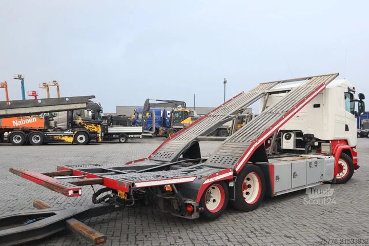 Fourgon porte-voitures Scania R450 6X2 TRUCK TRANSPORTER LKW TRANSPORTER