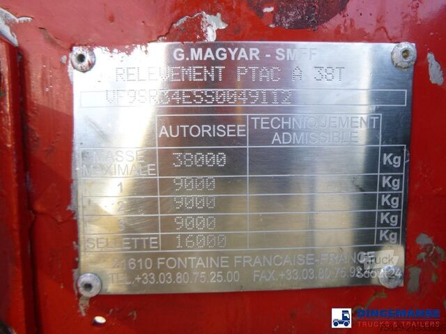 Rezervor Magyar Chemical tank inox 32.5 m3 / 1 comp