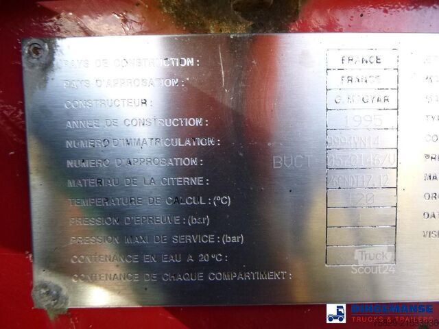 Rezervor Magyar Chemical tank inox 32.5 m3 / 1 comp