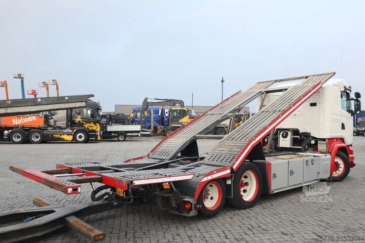 Véhicule de dépannage Scania R450 6X2 TRUCK TRANSPORTER LKW TRANSPORTER