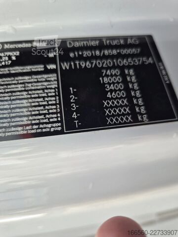 Zaprta posoda Mercedes-Benz Atego 818 L