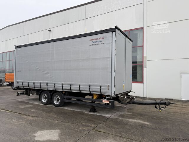 Remorcă deschisă cu prelată Möslein TPW 105 D Schwebheim  Tandemplanenanhänger