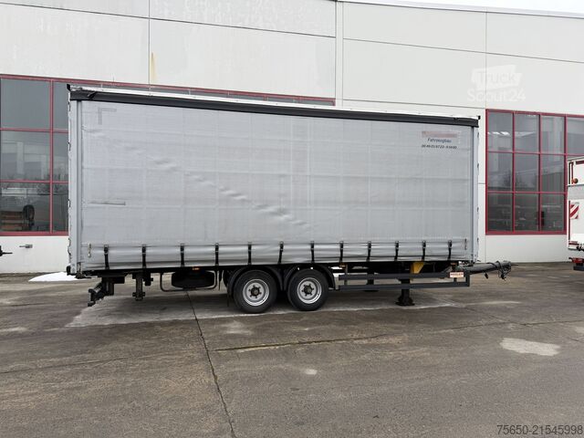 Remorcă deschisă cu prelată Möslein TPW 105 D Schwebheim  Tandemplanenanhänger