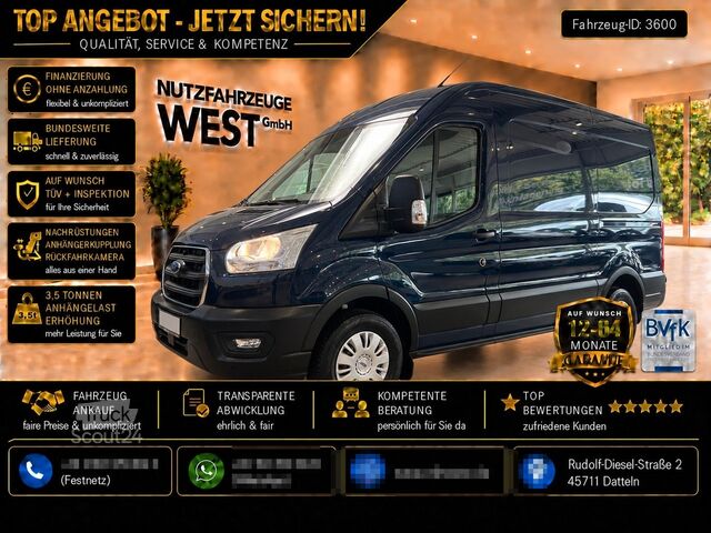 Dodávka s vysokou strechou FORD Transit L2-H2*Hoch+Lang*Garantie*Klima*Tempomat*