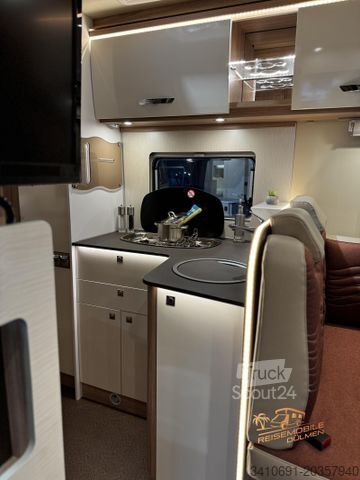 Camper semintegrato BÜRSTNER Delfin T 660 Solar SAT TV Navi RFK Fahrradträger
