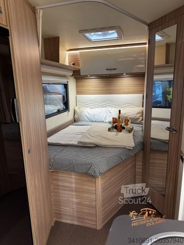 Camper semintegrato BÜRSTNER Delfin T 660 Solar SAT TV Navi RFK Fahrradträger
