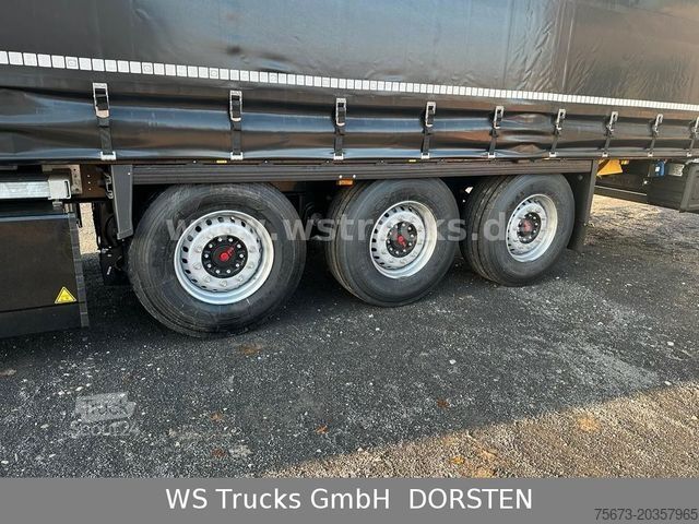 Semi-remorque bâchée KRONE Planauflieger SDP 27 Edscha, Rungen