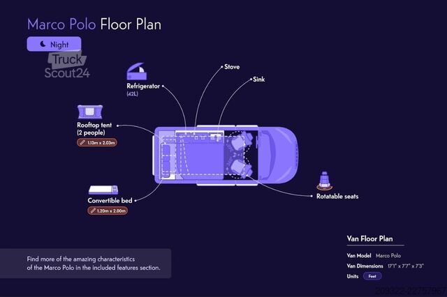 Camper Mercedes Marco Polo 2021 | Automatico | Tetto a soffietto