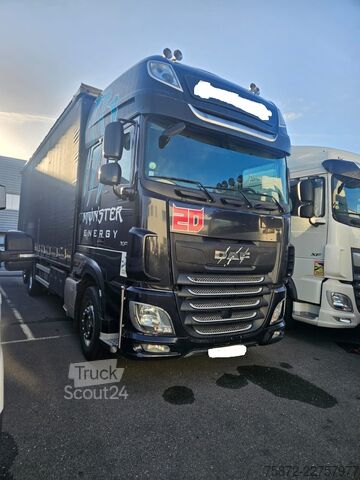 Tentinė platforma sunkvežimis DAF XF SUPERSPACE CAB 530 6X2 26T TAULINER