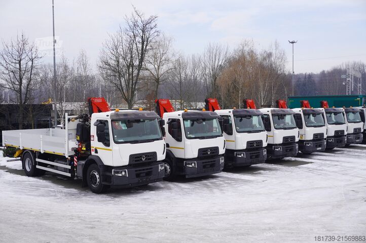 Бортовий із краном Renault C280 DTI 8 / FASSI crane 5.6T / 560 mth