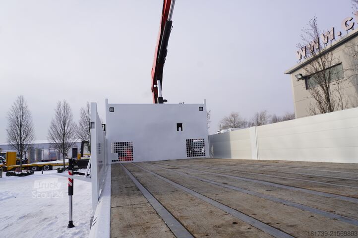 Бортовий з краном Renault C280 DTI 8/ FASSI crane F135A.22/ 8units