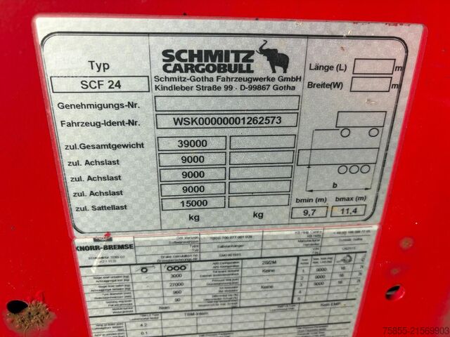 Container transport Schmitz Gotha N/A Multi/ Back Extendable / Liftaxle / APK-TÜV...