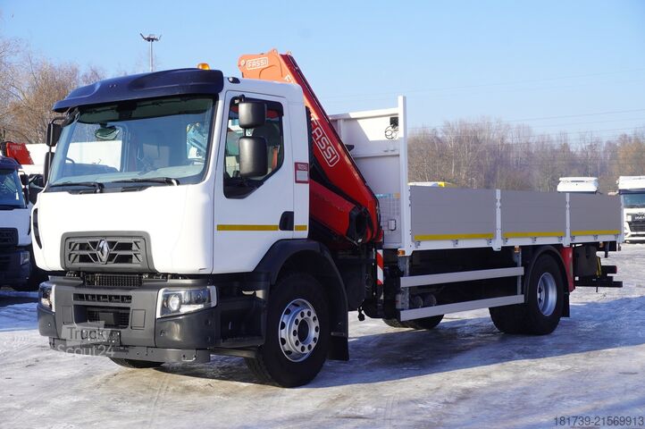 Бортовий з краном Renault C280 DTI 8 / HDS Fassi F135A.22 / remote