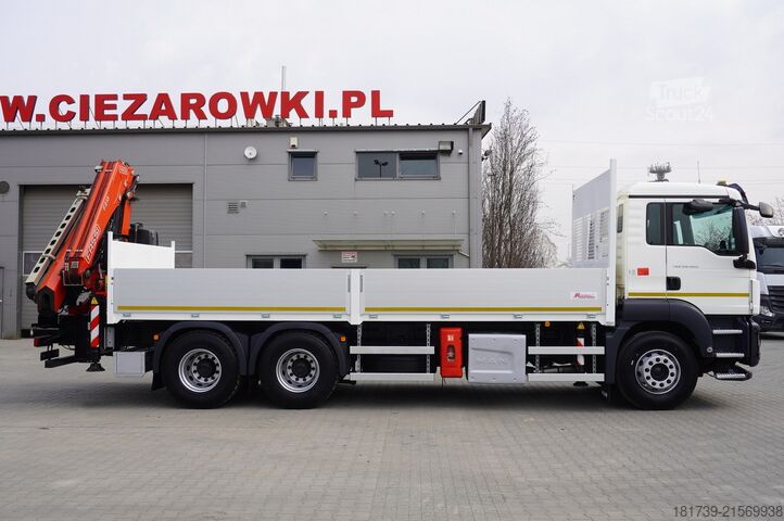 Plošina so žeriavom MAN TGS 26.420 6x4 / Fassi F215A.2.24