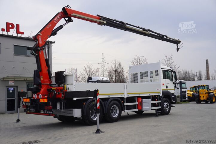 Plošina so žeriavom MAN TGS 26.420 6x4 / Fassi F215A.2.24