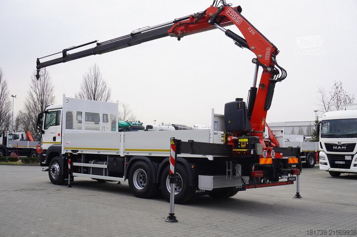 Plošina so žeriavom MAN TGS 26.420 6x4 / Fassi F215A.2.24