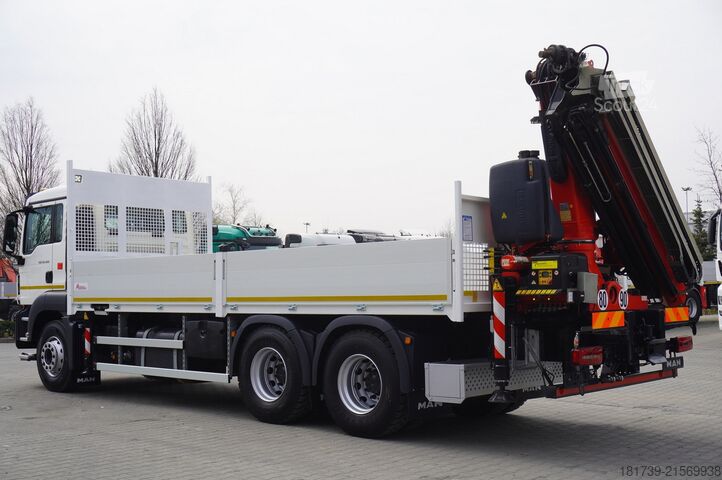 Plošina so žeriavom MAN TGS 26.420 6x4 / Fassi F215A.2.24