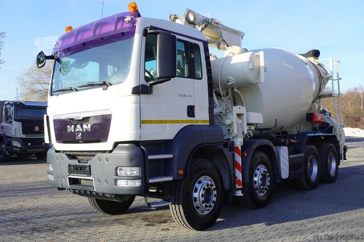 Bomba misturadora MAN TGS 32.400 8x4 Concrete Mixer Pump truck
