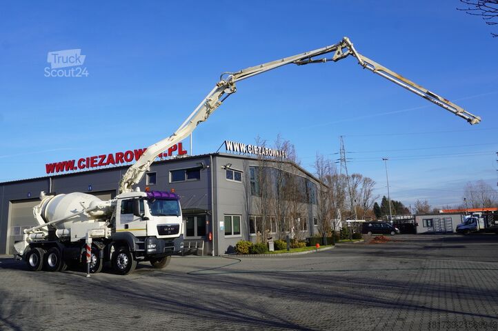 Bomba misturadora MAN TGS 32.400 8x4 Concrete Mixer Pump truck