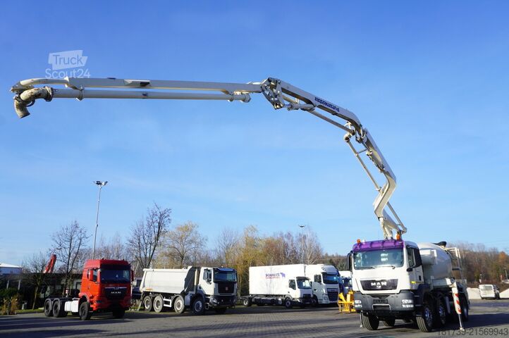 Bomba misturadora MAN TGS 32.400 8x4 Concrete Mixer Pump truck