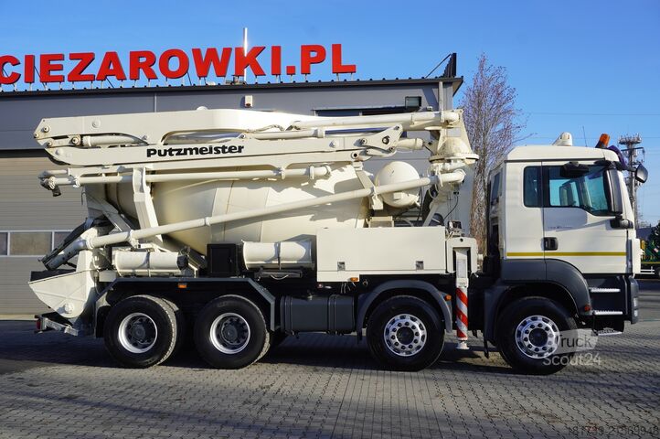 Bomba misturadora MAN TGS 32.400 8x4 Concrete Mixer Pump truck