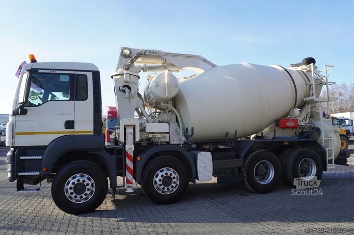 Bomba misturadora MAN TGS 32.400 8x4 Concrete Mixer Pump truck