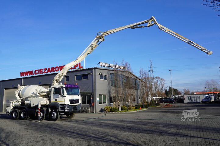 Bomba misturadora MAN TGS 32.400 8x4 Concrete Mixer Pump truck