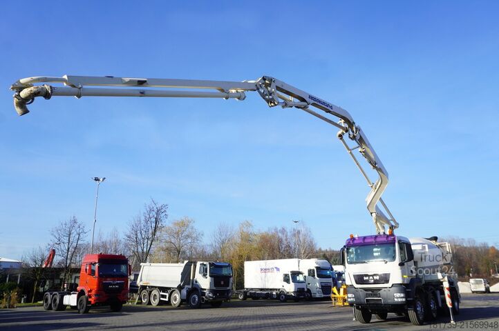 Bomba misturadora MAN TGS 32.400 8x4 Concrete Mixer Pump truck