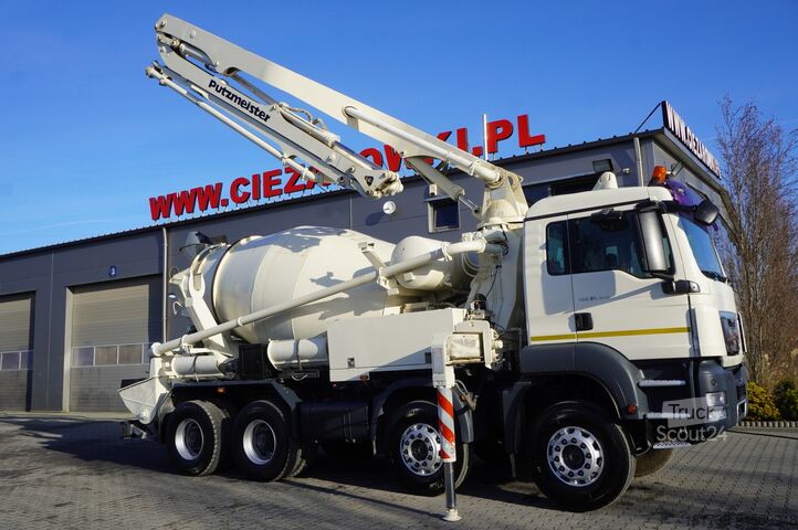 Bomba misturadora MAN TGS 32.400 8x4 Concrete Mixer Pump truck