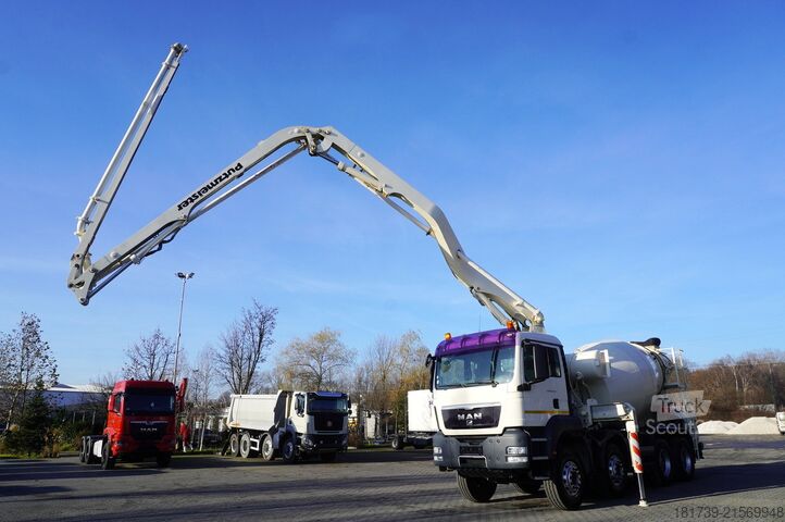 Bomba misturadora MAN TGS 32.400 8x4 Concrete Mixer Pump truck