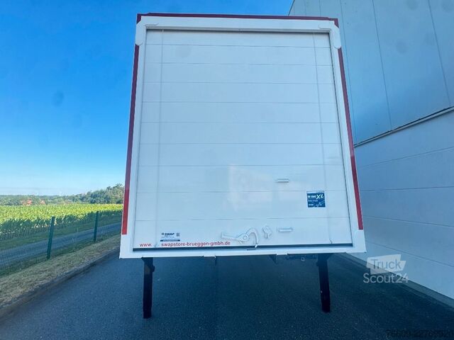 Remorque porte-caisson KRONE Heck Alu.- Rolltor