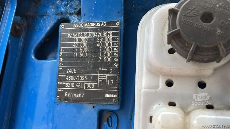 Chassis med førerhus Iveco EUROSTAR 440 E 42 (MANUAL PUMP / POMPE MANUELLE...