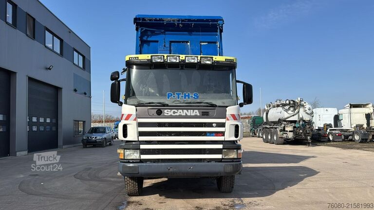 3-zijdenkipper Scania 124 - 400 (MANUAL PUMP / BIG HUB / GRAND PONT /...
