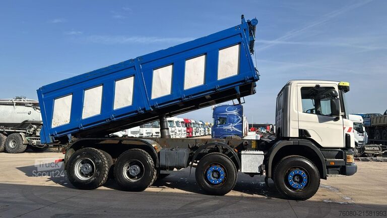 3-zijdenkipper Scania 124 - 400 (MANUAL PUMP / BIG HUB / GRAND PONT /...