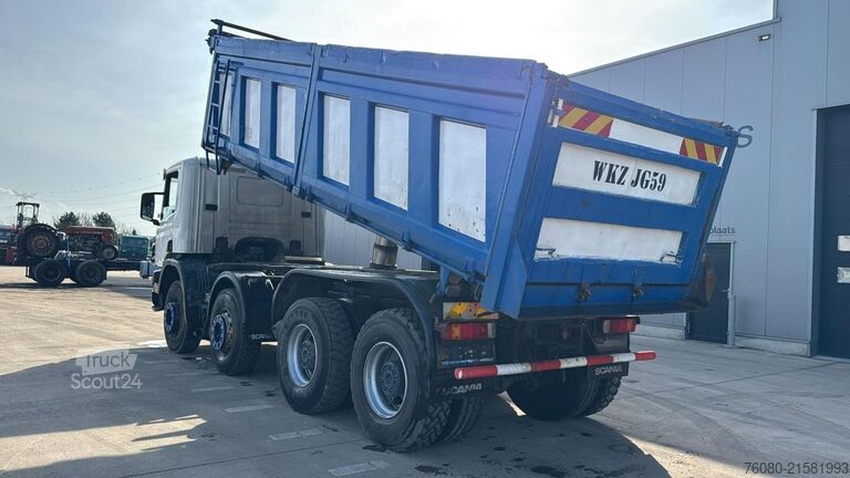 3-zijdenkipper Scania 124 - 400 (MANUAL PUMP / BIG HUB / GRAND PONT /...