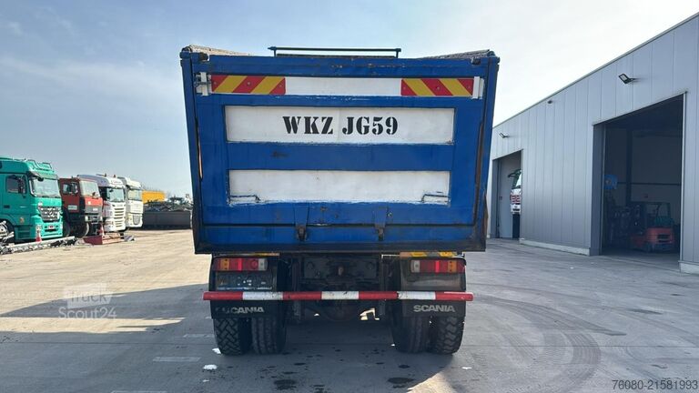 3-zijdenkipper Scania 124 - 400 (MANUAL PUMP / BIG HUB / GRAND PONT /...