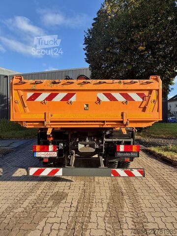 Kuorma-autoon asennettu nosturi Mercedes-Benz AXOR 1833 - 4x4 - Kipper - Kran - EURO5