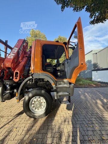 Kuorma-autoon asennettu nosturi Mercedes-Benz AXOR 1833 - 4x4 - Kipper - Kran - EURO5