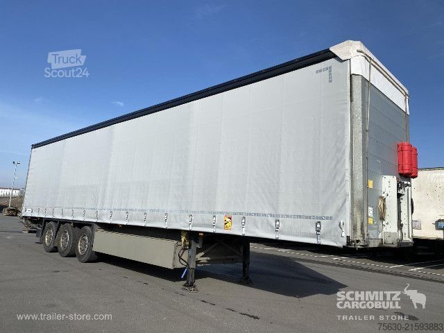 Semi-reboque aberto com lona Schmitz Cargobull Semitrailer Curtainsider Standard Hayon