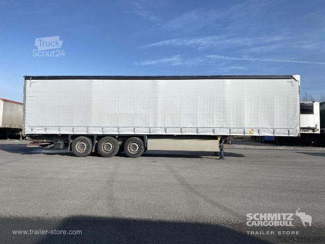 Semi-reboque aberto com lona Schmitz Cargobull Semitrailer Curtainsider Standard Hayon