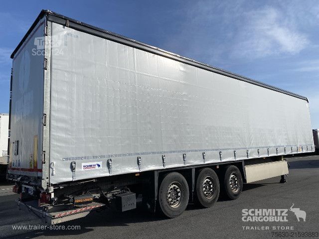 Semi-reboque aberto com lona Schmitz Cargobull Semitrailer Curtainsider Standard Hayon
