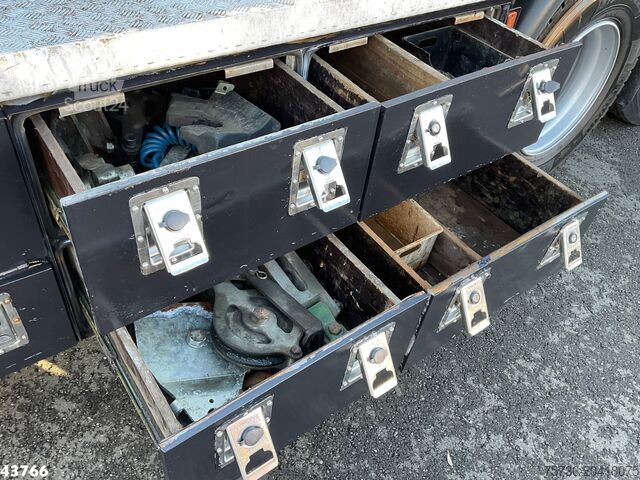 Crane truck Man TGS 35.480 8x4H Euro 6 HMF 40 Tonmeter laadkraa...