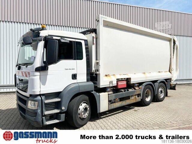 Vuilniswagen MAN TGS 26.320/400 6x2-4 LL, Rechtslenker, Retarder,