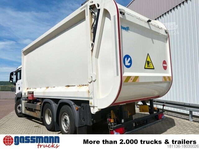 Vuilniswagen MAN TGS 26.320/400 6x2-4 LL, Rechtslenker, Retarder,