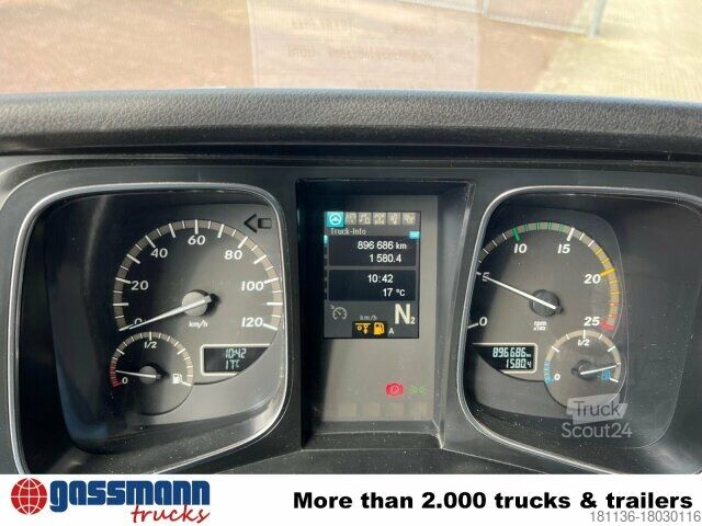 Șasiu de camion Mercedes-Benz Actros 3551 L 8x2/4, Vorlauflenkachse,