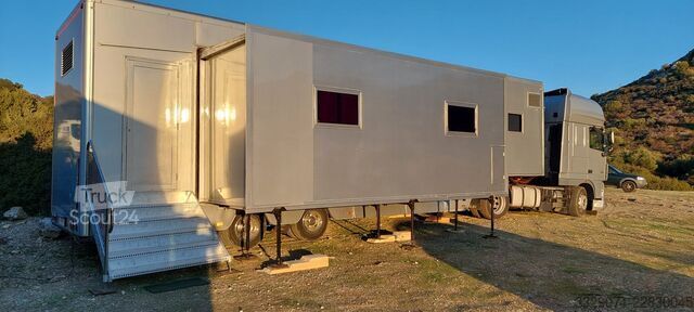 Speciális célú jármű utánfutó DAF TORTON 40m² EXPANDABLE + XF105 460