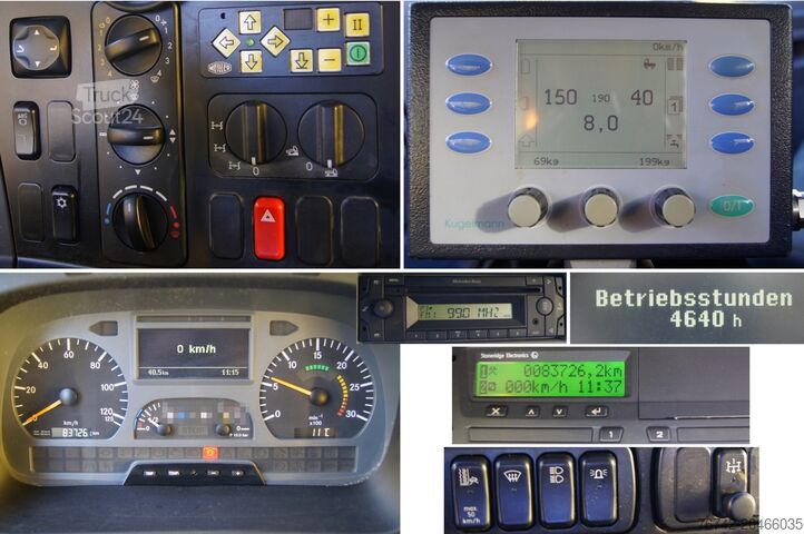 Billenő teherautó Mercedes-Benz ATEGO 1624 4x4/TÜV/Euro 5/HIAB/MEILLER/Winterdienst