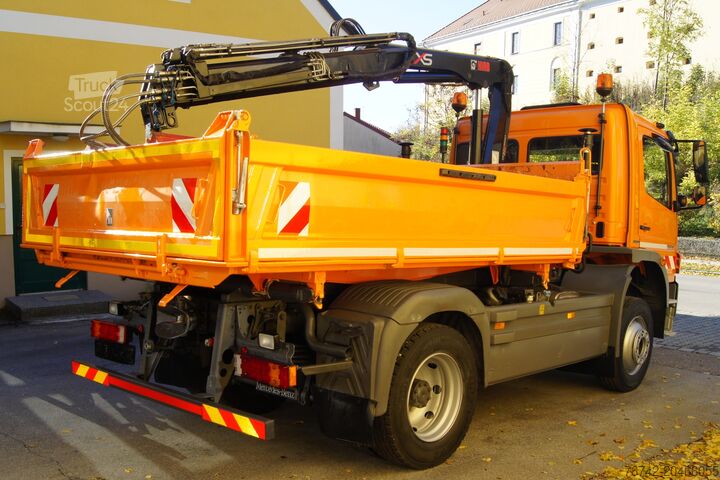 Teherautó daru Mercedes-Benz ATEGO 1624 4x4/TÜV/Euro 5/HIAB/MEILLER/Winterdienst