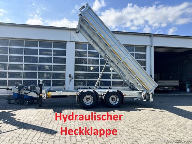 Kippanhänger Möslein TTD 19 B  19 t Tandemkipper- Tieflader hydraulischer Klappe Breitbereifung